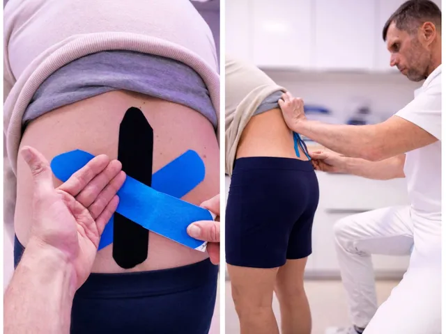 Hip examination and taping Palma